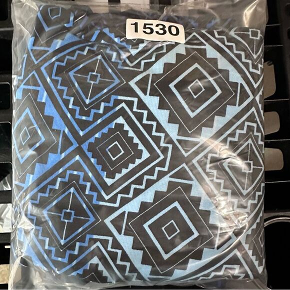 CJ Banks Slinky Flowy Tunic Stretch Blue Printed Ombré‎ 3/4 Sleeves Women’s 2X - Picture 8 of 8